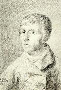 Caspar David Friedrich Self-Portrait oil